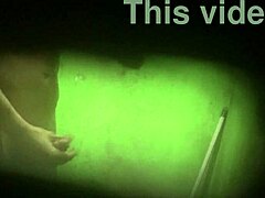 Teen boy gets a climax in the restroom while alone