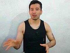 A young gay man gives his best friend’s elder a blow job because he wants to hear a sexual story in which a man consumes the man’s sperm
