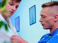 Straight twink enjoys sensual massage