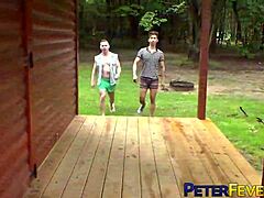 Danny Wilcoxx and Levy Foxx in a hot anal scene with Peterfever