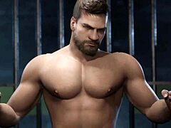 3D sex animation with gay bareback action