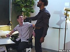 Gay office romance with Tony and Trevor