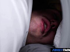 Gay family has a steamy scene in the garage