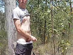Public twinks in hairy, bareback action