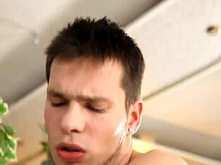 Gay man's steamy make-out session
