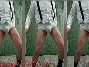 Using old man and his big cock gay fetish video