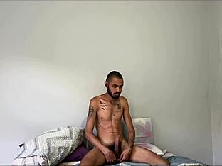 Stunning amateur gay anal play