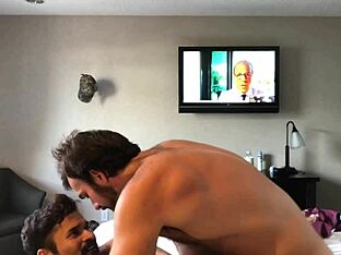 Aiden Matthis in hairy bear action