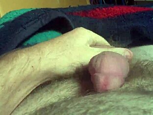 Gay amateur jerks off at home