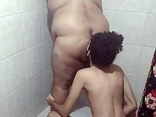 Gay man masturbates and breastfeeds