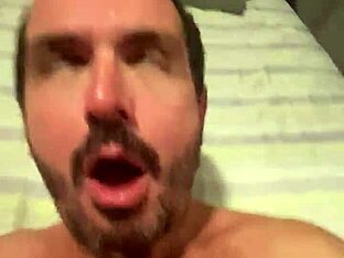 Solo gay masturbation scene performance