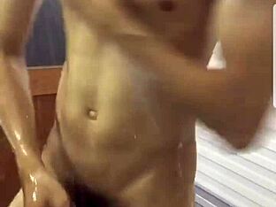 Well-endowed hunk gets blown by lesbians