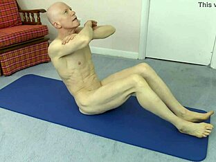 Gay hunk flaunts small cock