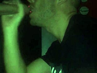 Gay blowjob at glory hole