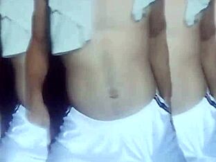 Gay sex with low heat and made from a webcam