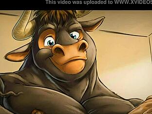 Ferdinand bull's gay butt in furry