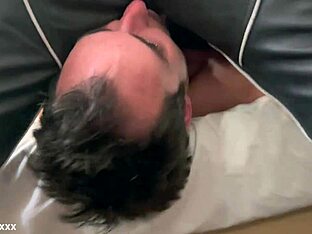 Skinny bareback twinks dominate each other