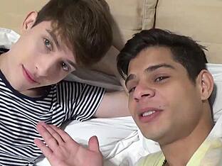 Gay anal sex with bareback action
