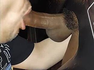 Latino men have sex in garage