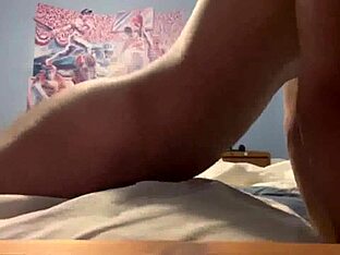 Gay mature with pillows and toys
