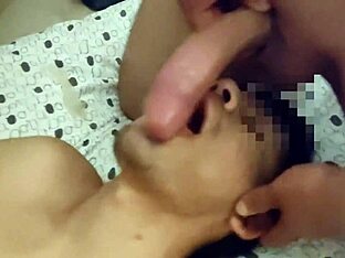 Gay threesome with raw anal sex