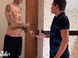 How about Uncle and his friend who decided to have some really hot gay sex?
