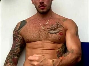 Gay men chat with inked bodies