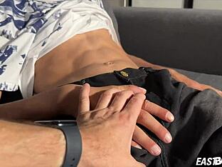 Gay handjob with Carlos Costa