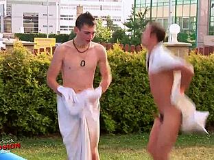 Unprotected sex in teen twinks