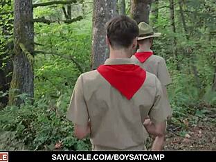 Gay camp leader's anal initiation