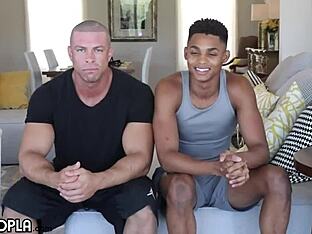Big black cock gay action