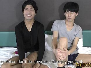 Asian twink's wild anal session
