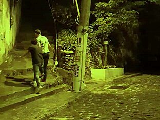 Young gay man receives some public anal sex
