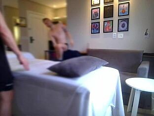 Bi guys get a sensual rubdown