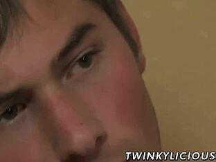 Gay porn movie featurings clusters of twinks fondling their hard cocks and finishing off