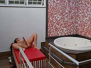 Gay brazillian twink Manu Fox gets oral gratification from grannie in gay man porn video