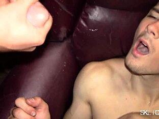 Gay orgy with twinky boys