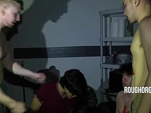 Fraternity bareback orgy revealed