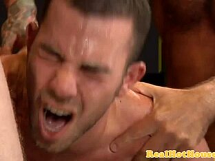 Muscle daddies and hunk suck