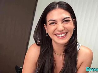 Megan's high fertility leads to a rather explicit and intense creampie scene