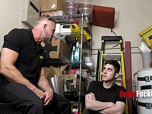 Straight cop punishes young gay suspect