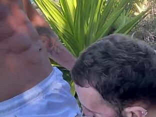 Gay amateur's big cock cruise