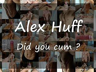Alex huff has a body to die for and she uses a lot of lubrication and moans with pleasure while trying out her new sex toys.