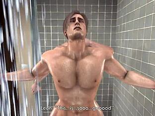 Gayanal fun with Derek Sfm in the shower