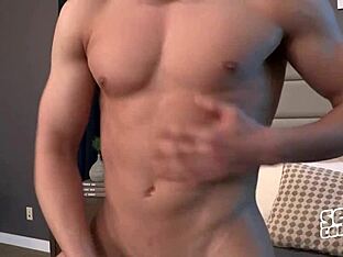 Twink cock sucking in gay movie