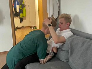 Young stud's big dick dominates