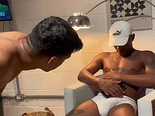 Gay guy gets outdoor sex adventure
