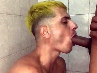Black cock lover gets a hot interracial creampie surprise