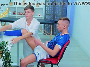 Straight twink enjoys sensual massage