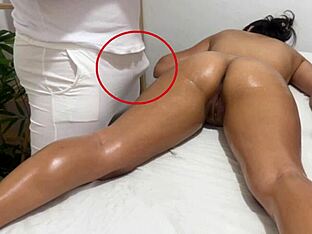 Married woman gives great massage